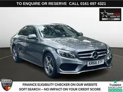 Grey Used 2016 Mercedes C250 AMG line Sedan | £16,940 (Fair price)