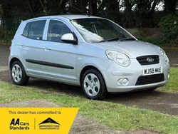 Silver Used 2008 Kia Picanto 2 Hatchback | £3,995 (Fair price)