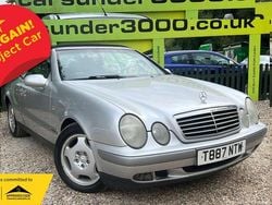 Silver Used 1999 Mercedes CLK230 Elegance Cabriolet | £988