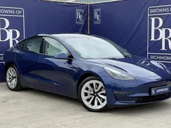 Blue Used 2021 Tesla Model 3 Long Range AWD Sedan | £22,499 (Fair price)
