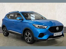 Blue Used 2022 MG ZS Excite Sedan | £11,690 (Fair price)