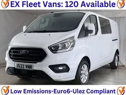 White Used 2022 Ford Transit Custom Limited Van | £19,999 (Fair price)