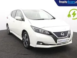 White Used 2021 Nissan Leaf N-Connecta Hatchback | £11,995 (Fair price)