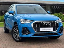 Blue Used 2022 Audi Q3 S-Line SUV | £25,980 (Good price)