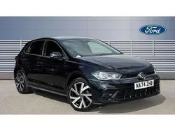 Black Used 2024 VW Polo R-line Hatchback | £21,108 (Fair price)