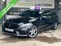 Black Used 2016 Mercedes C220 AMG Line Premium Estate | £10,990 (Expensive)