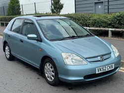 Green Used 2002 Honda Civic SE Hatchback | £1,595 (Expensive)