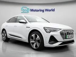White Used 2022 Audi e-tron S-Line SUV | £22,000 (Fair price)
