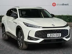 Solid arctic white Used 2024 MG HS Trophy SUV | £23,850