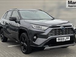 Grey and black Used 2019 Toyota RAV4 Hybrid SUV | £20,767 (Fair price)