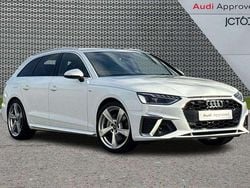 White Used 2023 Audi A4 S-Line Estate | £28,077 (Fair price)