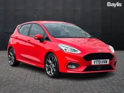 Red Used 2019 Ford Fiesta ST-Line Hatchback | £9,410 (Fair price)