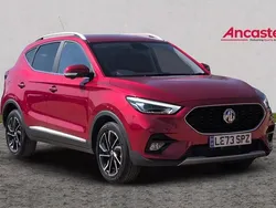 Tri coat dynamic red Used 2024 MG ZS Exclusive Sedan | £16,395 (Fair price)