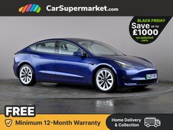 Blue Used 2021 Tesla Model 3 Long Range AWD Sedan | £25,897 (Expensive)