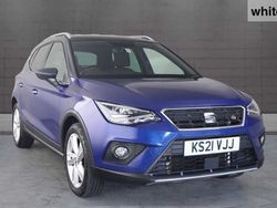 Blue Used 2021 Seat Arona FR SUV | £12,295 (Fair price)