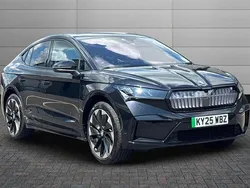 Black New 2025 Skoda Enyaq iV SportlinePlus SUV | £38,495 (Fair price)