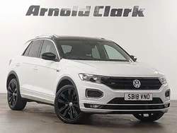 White Used 2018 VW T-Roc R-line SUV | £19,498 (Good price)