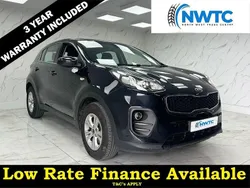 Black Used 2017 Kia Sportage 2 SUV | £9,195 (Good price)