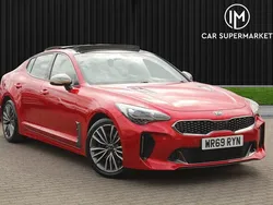 Red Used 2019 Kia Stinger GT-Line S Hatchback | £18,385 (Fair price)