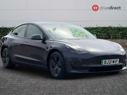 Additional premium paint stealth grey Used 2021 Tesla Model 3 Long Range RWD Sedan | £21,148 (Fair price)