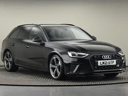 Myth black metallic Used 2021 Audi A4 Black Edition Estate | £25,300 (A bit pricey)