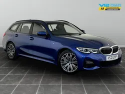 Blue Used 2021 BMW 330e M Sport Estate | £16,995 (Good price)