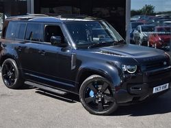Santorini black Used 2021 Land Rover Defender S SUV | £78,990 (Expensive)