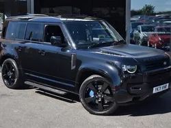 Santorini black Used 2021 Land Rover Defender S SUV | £78,990 (A bit pricey)