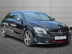 Cosmos black Used 2015 Mercedes CLA250 AMG Sedan | £14,895