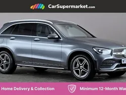 Grey Used 2021 Mercedes GLC220 AMG line Estate | £23,876 (Good price)
