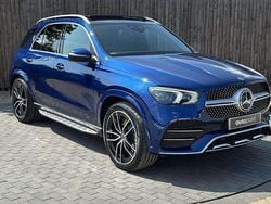 Blue Used 2021 Mercedes GLE450 AMG AMG line SUV | £49,799 (Fair price)