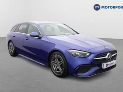 Blue Used 2022 Mercedes C300 AMG line Estate | £25,749 (Good price)