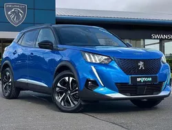 Blue Used 2022 Peugeot e-2008 GT SUV | £13,995 (Fair price)