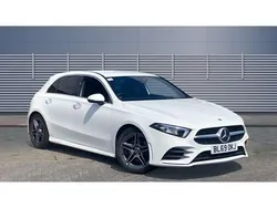 White Used 2019 Mercedes A200 AMG Line Premium Hatchback | £18,494 (Fair price)