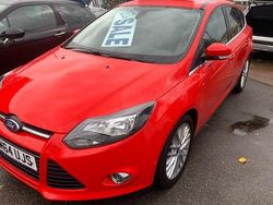 Red Used 2014 Ford Focus Zetec Hatchback | £3,495 (Fair price)