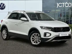 White New 2024 VW T-Roc Match SUV | £27,777 (Good price)