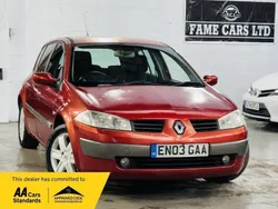 Red Used 2003 Renault Mégane II Dynamique Hatchback | £1,500