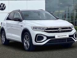 Pure white Used 2025 VW T-Roc R-line SUV | £26,845 (Fair price)