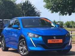 Blue Used 2021 Peugeot e-208 Allure Premium Hatchback | £10,999 (Fair price)