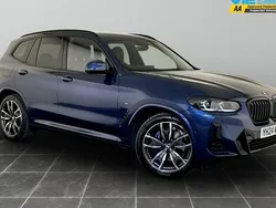 Blue Used 2024 BMW X3 M Sport SUV | £39,995 (Fair price)
