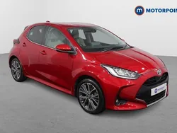 Red Used 2022 Toyota Yaris Hybrid Hatchback | £18,799 (A bit pricey)