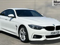 White Used 2018 BMW 420 M Sport Coupe | £14,744 (Fair price)