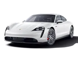 Carrara white metallic Used 2021 Porsche Taycan 4S Sedan | £50,990