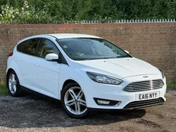 White Used 2016 Ford Focus Titanium Hatchback | £6,550 (Fair price)