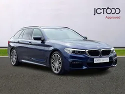 Blue Used 2019 BMW 520 M Sport Estate | £16,900 (Fair price)