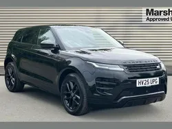 Black Used 2025 Land Rover Range Rover evoque SUV | £41,607
