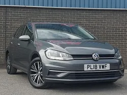 Grey Used 2018 VW Golf VII SE Hatchback | £11,498 (Fair price)