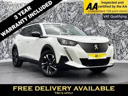 White Used 2022 Peugeot e-2008 Allure+ SUV | £12,495 (Fair price)