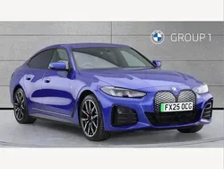 Portimao blue Used 2025 BMW i4 M Sport Sedan | £43,990 (Fair price)