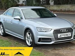 Silver Used 2016 Audi A4 S-Line Sedan | £10,495 (Fair price)
